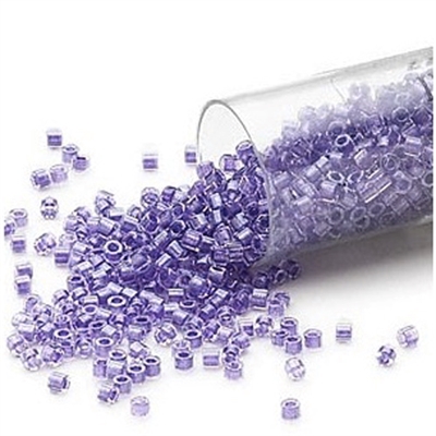 Seed beads, Delica 11/0 lavendel glimmer 7,5 gram. 3564SB 